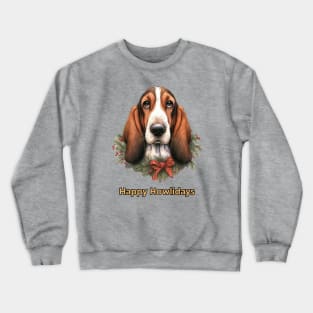 Happy Howlidays - Basset Hound Crewneck Sweatshirt